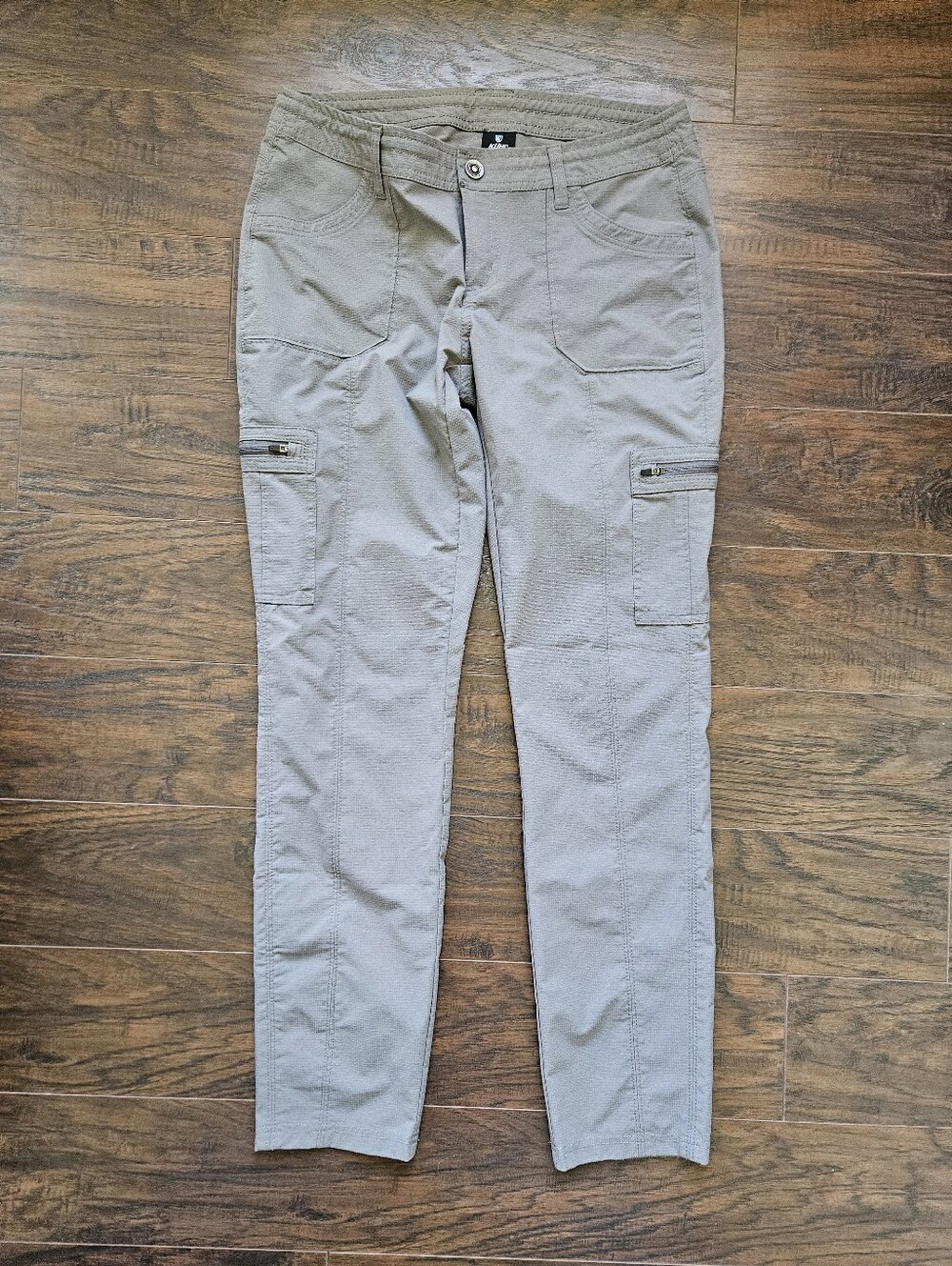 Kuhl Women's Skinny Cargo Jeans in Light Gray